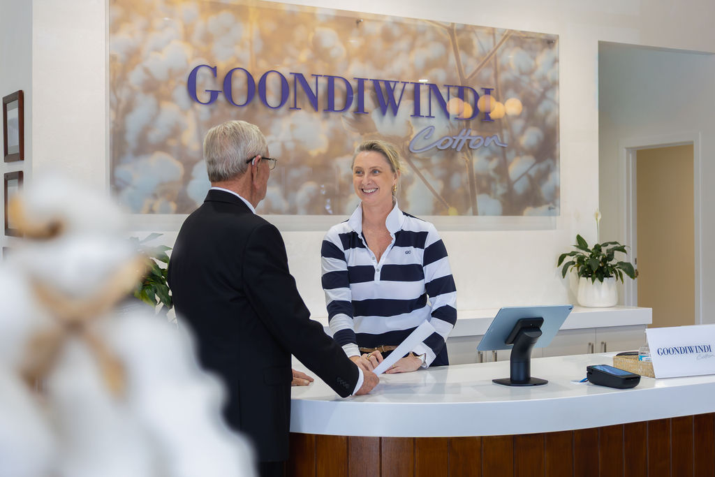 Goondiwindi Cotton retail counter